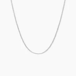 Chaîne Alyze Argent Blanc