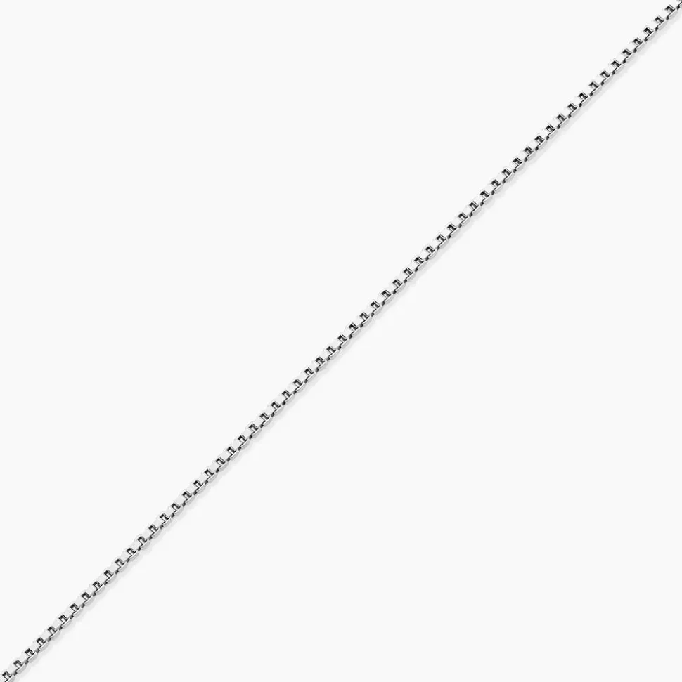 Chaîne Alyze Argent Blanc