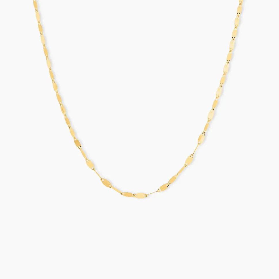 Chaîne Camelie Maille Lumina Or Jaune