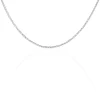 Chaîne Capucin Or Blanc Maille Marine Plate|Marc Orian Best