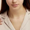 Chaîne Claudine Maille Forçat Argent Blanc