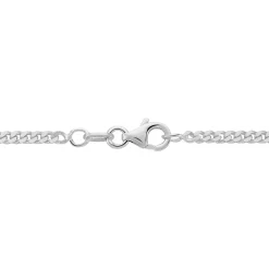 Chaîne Clementine Argent Blanc