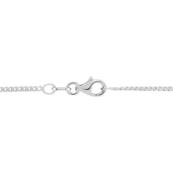 Chaîne Clementine Argent Blanc