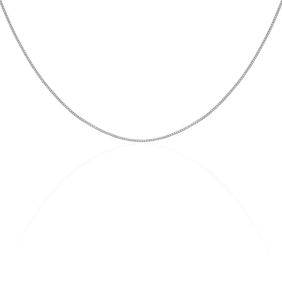Chaîne Clementine Argent Blanc
