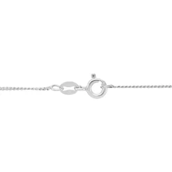 Chaîne Clementine Argent Blanc