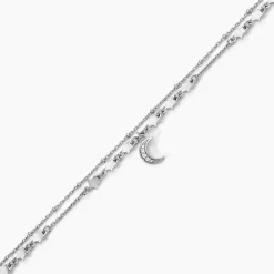 Chaîne De Cheville Argent Blanc Steffert Oxydes De Zirconium|Marc Orian Hot