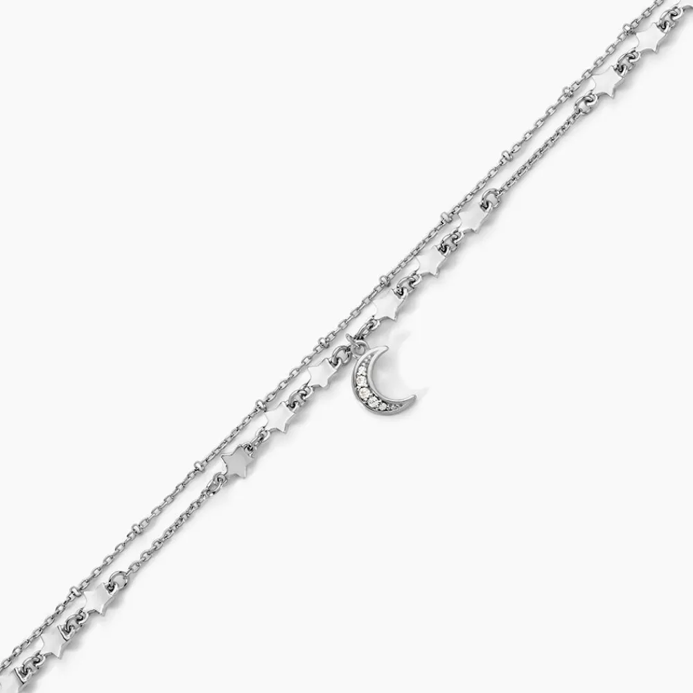 Chaîne De Cheville Argent Blanc Steffert Oxydes De Zirconium|Marc Orian Hot