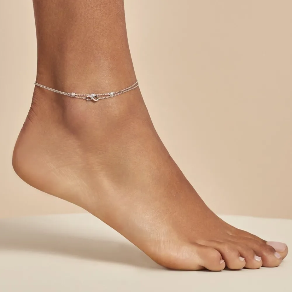 Chaîne De Cheville Aurelio Argent Blanc Oxyde De Zirconium|Marc Orian Sale