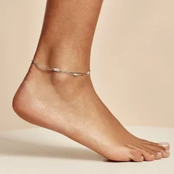 Chaîne De Cheville Hannen Argent Blanc|Marc Orian Sale