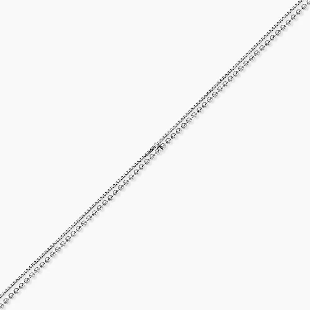 Chaîne De Cheville Marie-nicaise Argent Blanc|Marc Orian