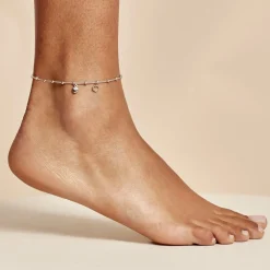 Chaîne De Cheville Minia Argent Blanc|Marc Orian Discount