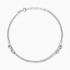 Chaîne De Cheville Noelle Argent Blanc|Marc Orian Best