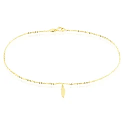 Chaîne De Cheville Plume Or Jaune|Marc Orian