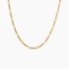 Chaîne Dougou Maille Alternée 1/3 Or Jaune