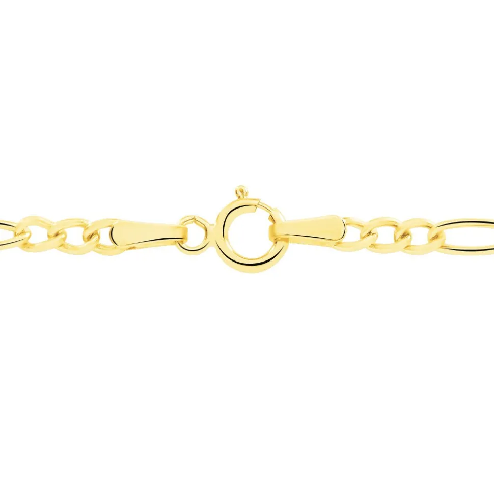 Chaîne Dougou Maille Alternée 1/3 Or Jaune