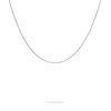 Chaîne Igoa Maille Forçat Diamantee Or Blanc|Marc Orian