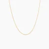 Chaîne Igoa Maille Forçat Diamantee Or Jaune
