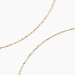 Chaîne Igoa Maille Forçat Diamantee Or Jaune