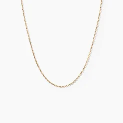Chaîne Igoa Maille Forçat Diamantee Or Jaune