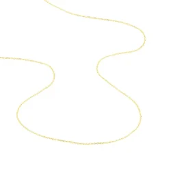 Chaîne Igoa Maille Forçat Diamantee Or Jaune