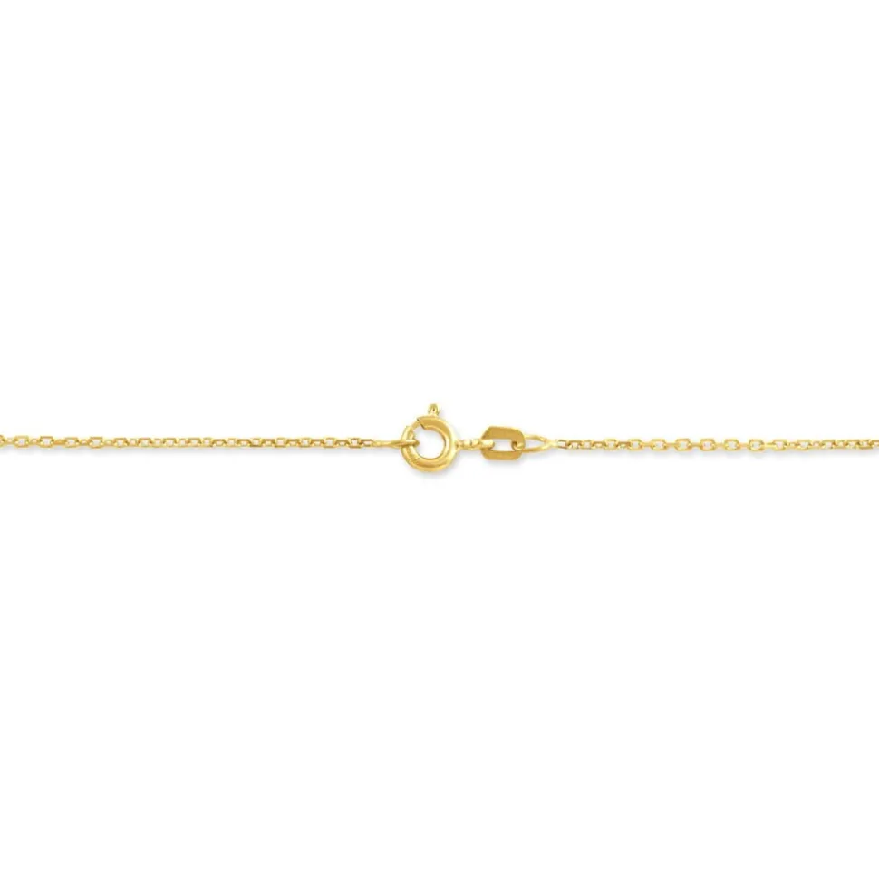 Chaîne Igoa Maille Forçat Diamantee Or Jaune