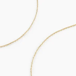 Chaîne Igoa Maille Forçat Diamantee Or Jaune
