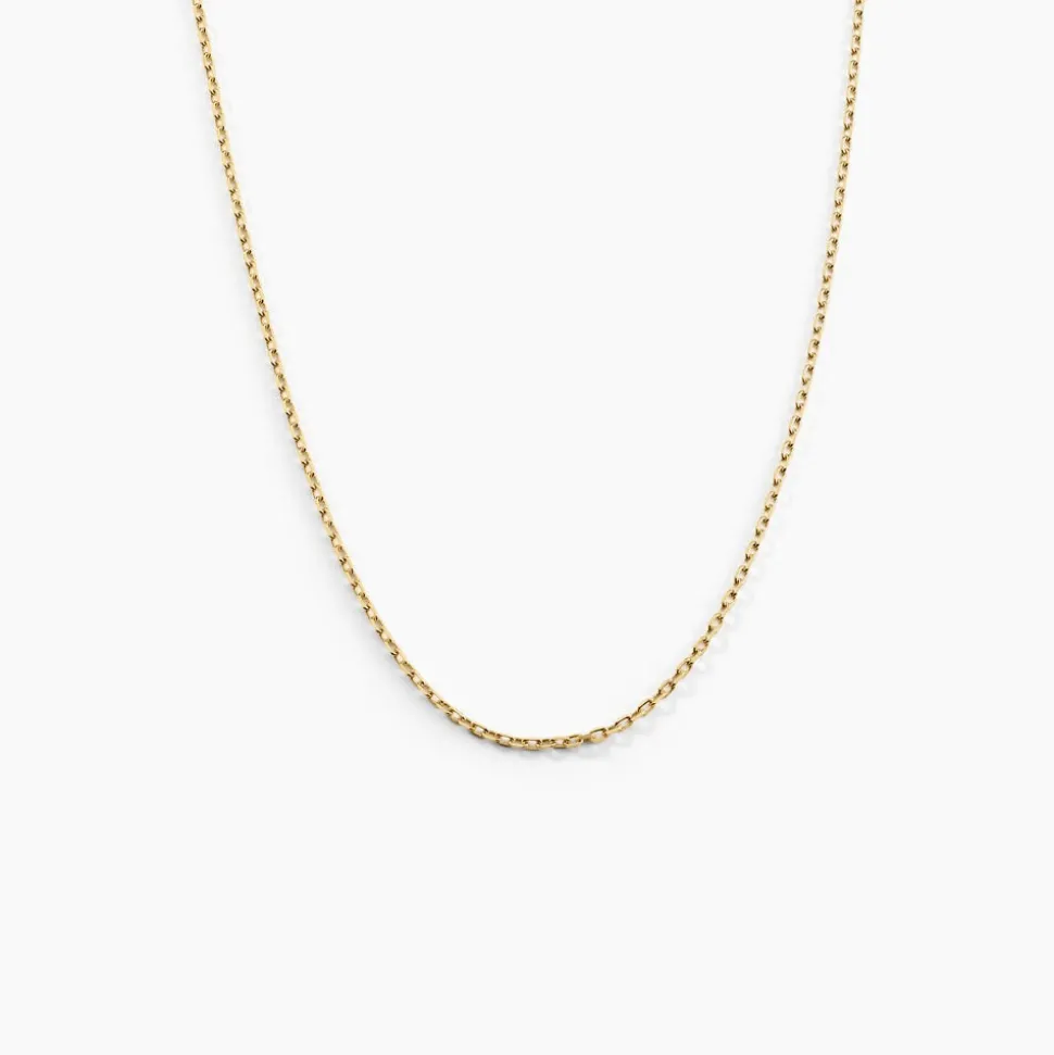 Chaîne Igoa Maille Forçat Diamantee Or Jaune
