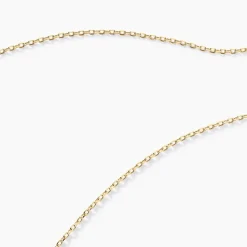 Chaîne Igoa Maille Forçat Diamantee Or Jaune