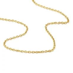 Chaîne Igoa Maille Forçat Diamantee Or Jaune