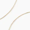 Chaîne Igoa Maille Forçat Diamantee Or Jaune