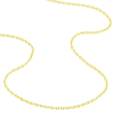 Chaîne Igoa Maille Forçat Diamantee Or Jaune