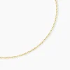Chaîne Igoa Maille Forçat Diamantee Or Jaune