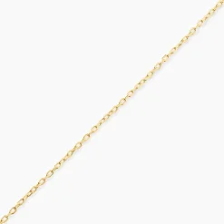 Chaîne Igoa Maille Forçat Diamantee Or Jaune