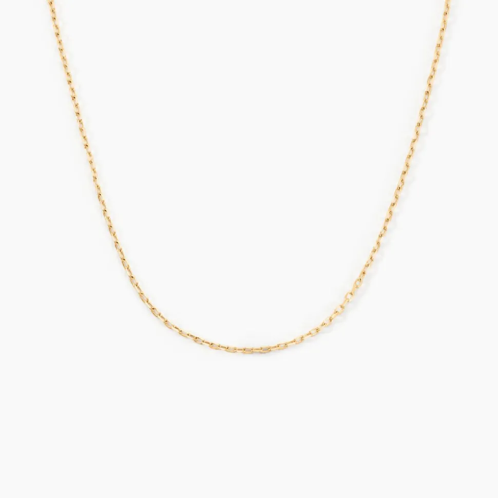 Chaîne Igoa Maille Forçat Diamantee Or Jaune