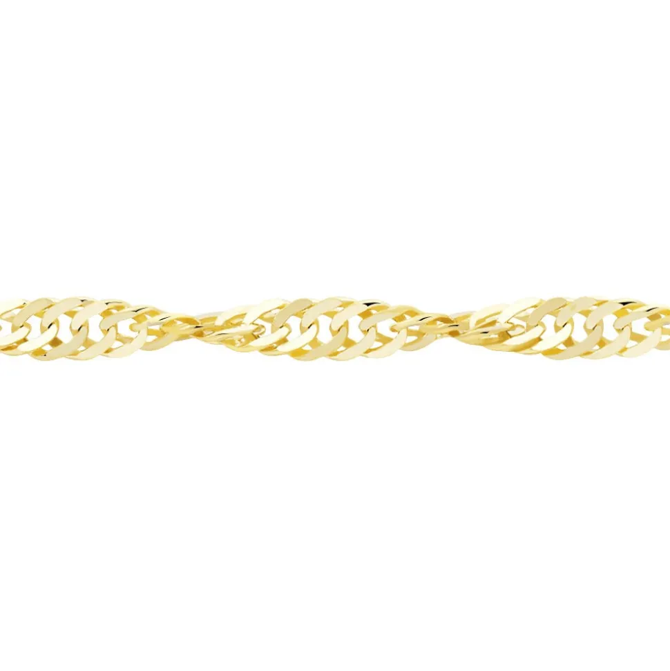 Chaîne Imanie Maille Singapour Or Jaune