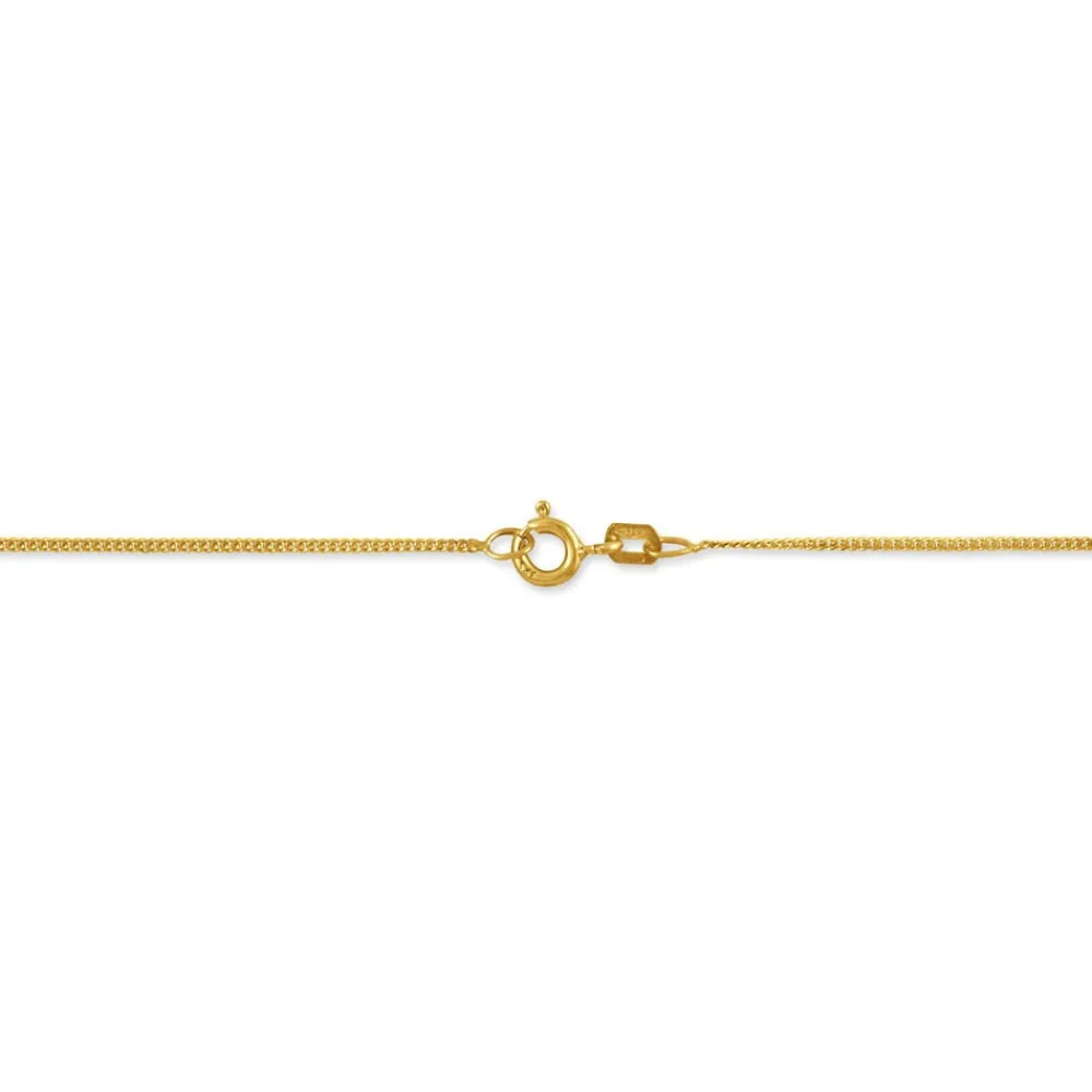 Chaîne Ixia Maille Gourmette Diamantee Or Jaune|Marc Orian Outlet