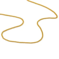 Chaîne Ixia Maille Gourmette Diamantee Or Jaune|Marc Orian Outlet