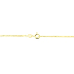 Chaîne Ixia Maille Gourmette Diamantee Or Jaune