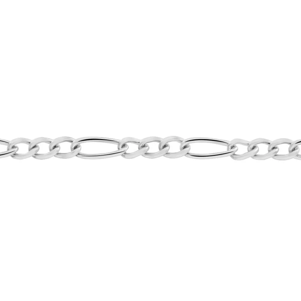 Chaîne Judicaelle Maille Alternée 1/3 Or Blanc|Marc Orian Outlet
