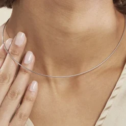 Chaîne Kassie Maille Omega Argent Blanc|Marc Orian New