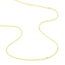 Chaîne Maille Forçat Diamantée Or Jaune|Marc Orian Outlet