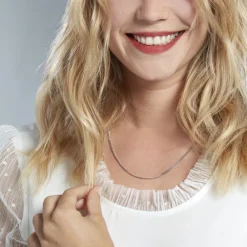 Chaîne Nairi Maille Gourmette Argent Blanc|Marc Orian Outlet