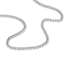 Chaîne Nairi Maille Gourmette Argent Blanc|Marc Orian Outlet
