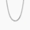 Chaîne Piato Marine Argent Blanc
