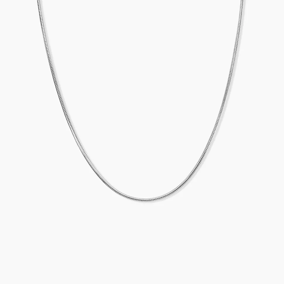 Chaîne Simineae Argent Blanc