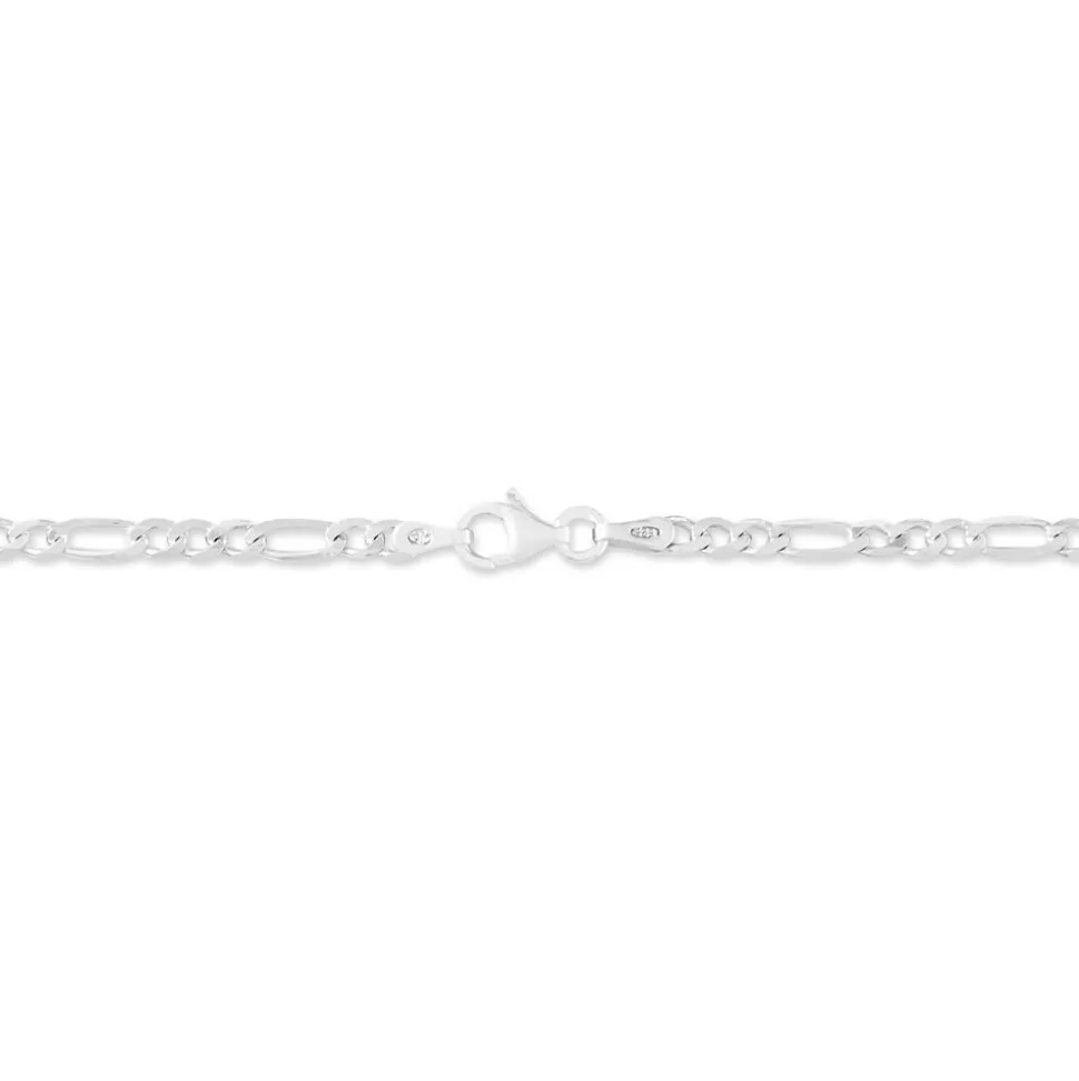 Chaîne Vivian Maille Alternee 1/3 Argent Blanc