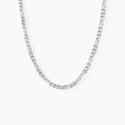 Chaîne Vivian Maille Alternee 1/3 Argent Blanc