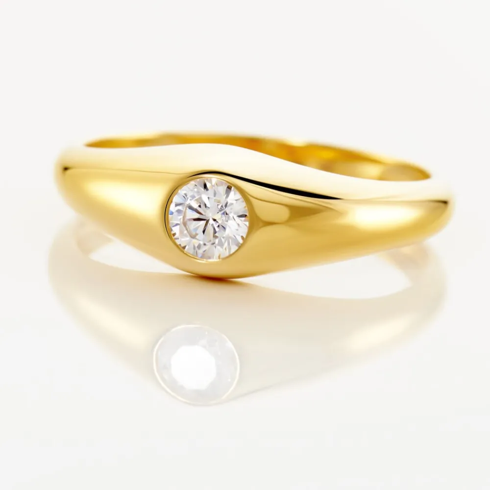 Chevaliere Maxime Or Jaune Oxyde|Marc Orian New