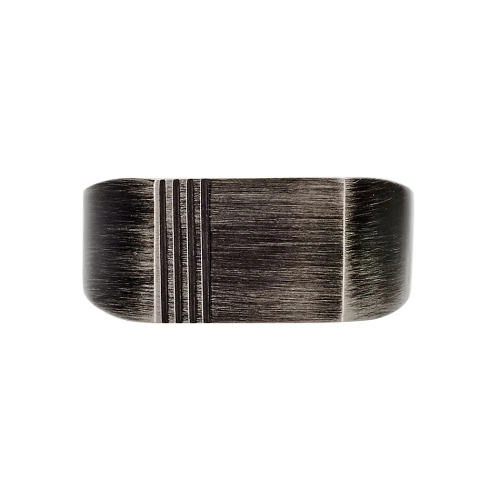 Chevalière Aidee Acier Gris|PHEBUS HIM Hot