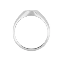 Chevalière Amaurie Argent Blanc Onyx